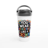 Crowned Dad – Stainless Travel Mug - - Mugs