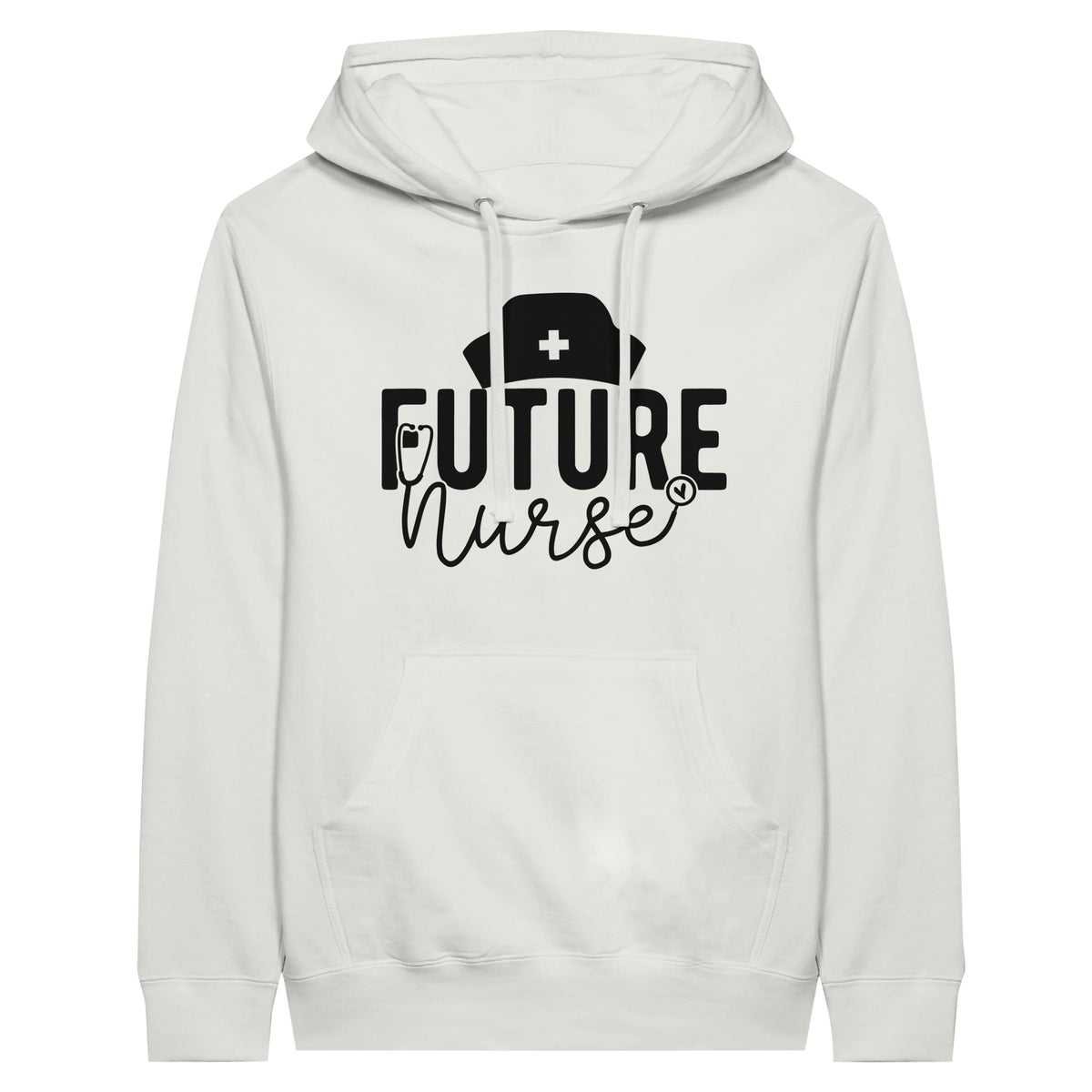 Future Nurse - Embrace Your Calling with Every Thread - White - Hoodies