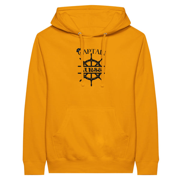 Heroic Tribute - Captain Nurse Vintage Hoodie - Gold M - Pullover Hoodies