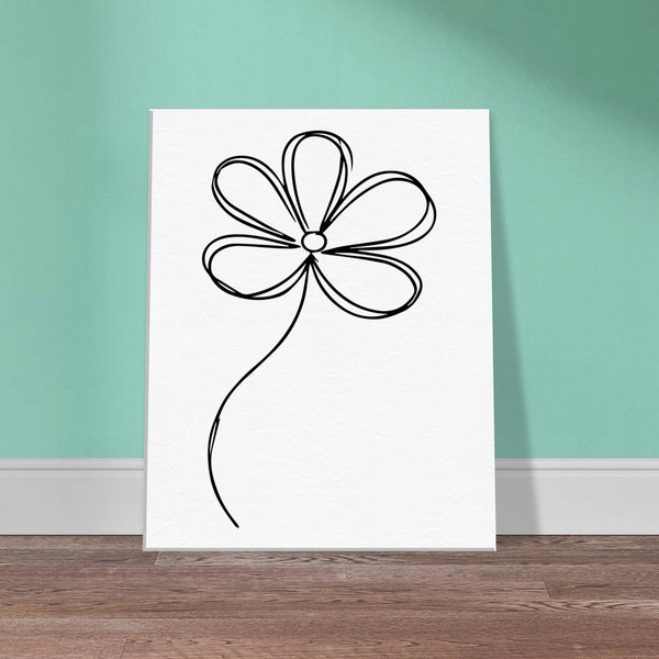 Modern Flora - Artistic Flower Canvas - - Canvas Prints