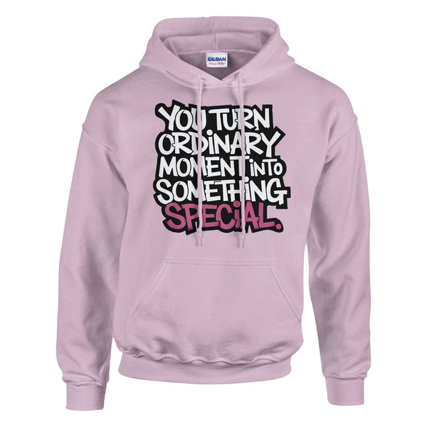 Your Love Transforms the Everyday – A Gift for Him - Light Pink - Hoodies