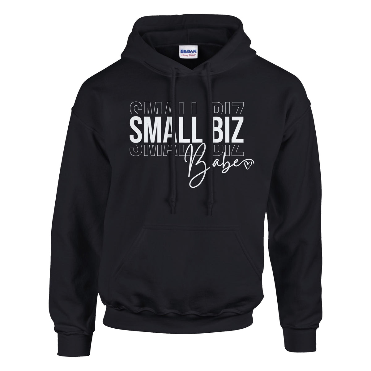 Small Biz Babe - Empowering Style, Empowering Memories - Black - Hoodies