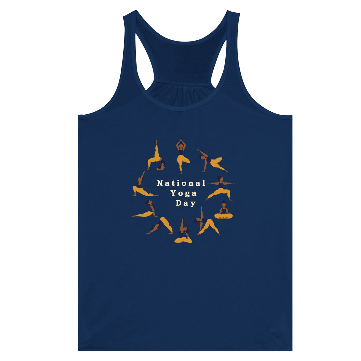 Mindful Movement - Yoga Day Tank - Midnight - Print Material