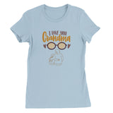 I Love You Grandma Tee – Bella + Canvas - Baby Blue - T-Shirt
