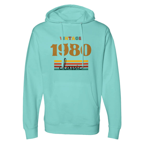 Stylish & Cozy Midweight Hoodie – Personalize the Year - Mint - Sweatshirts