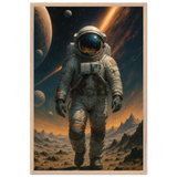 Cosmic Voyager – Wooden Framed Poster Gift - Wood frame - Wooden Framed Posters