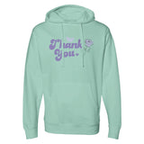 Express Appreciation - The 'Thank You' Statement Piece - Mint - Hoodies