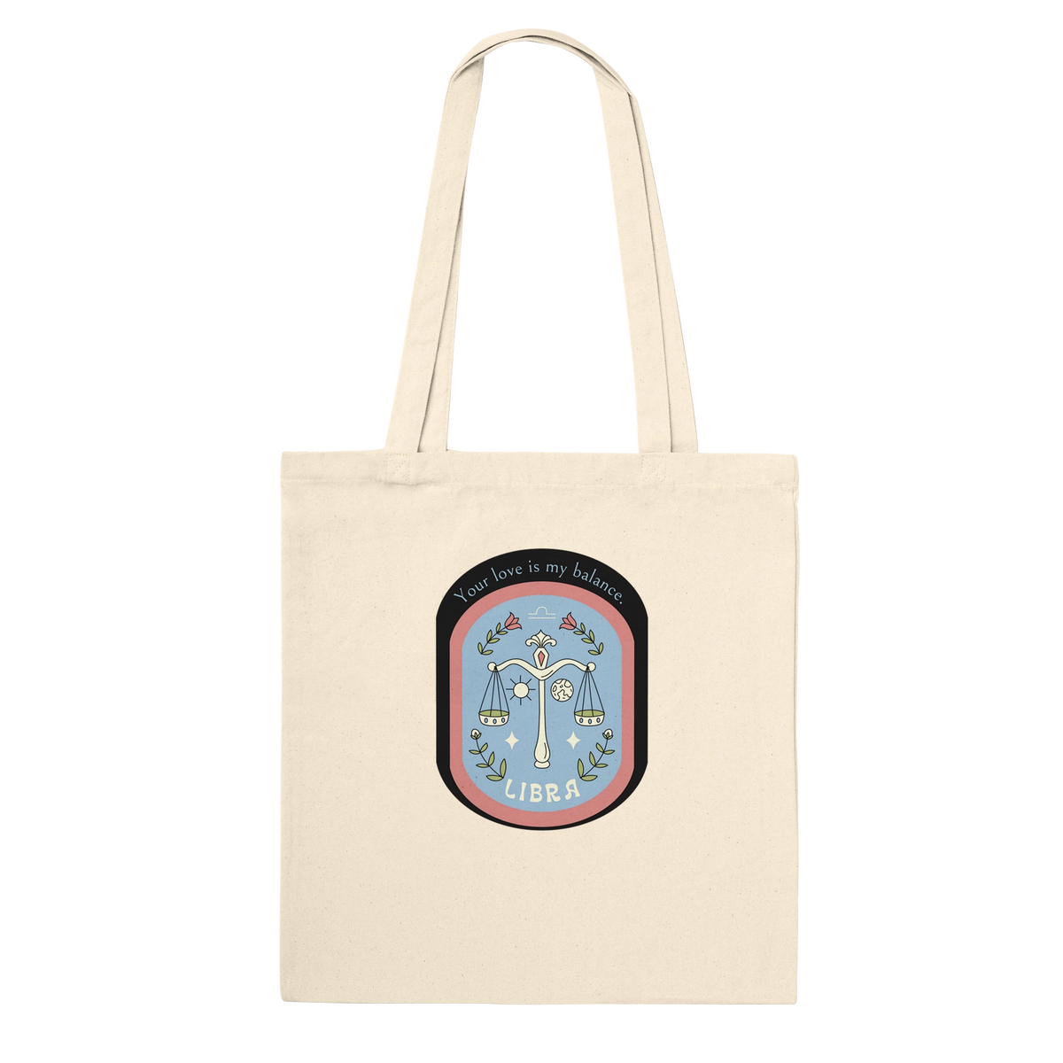 Zodiac Premium Tote Bag Gift for Her - Libra - Tote Bags