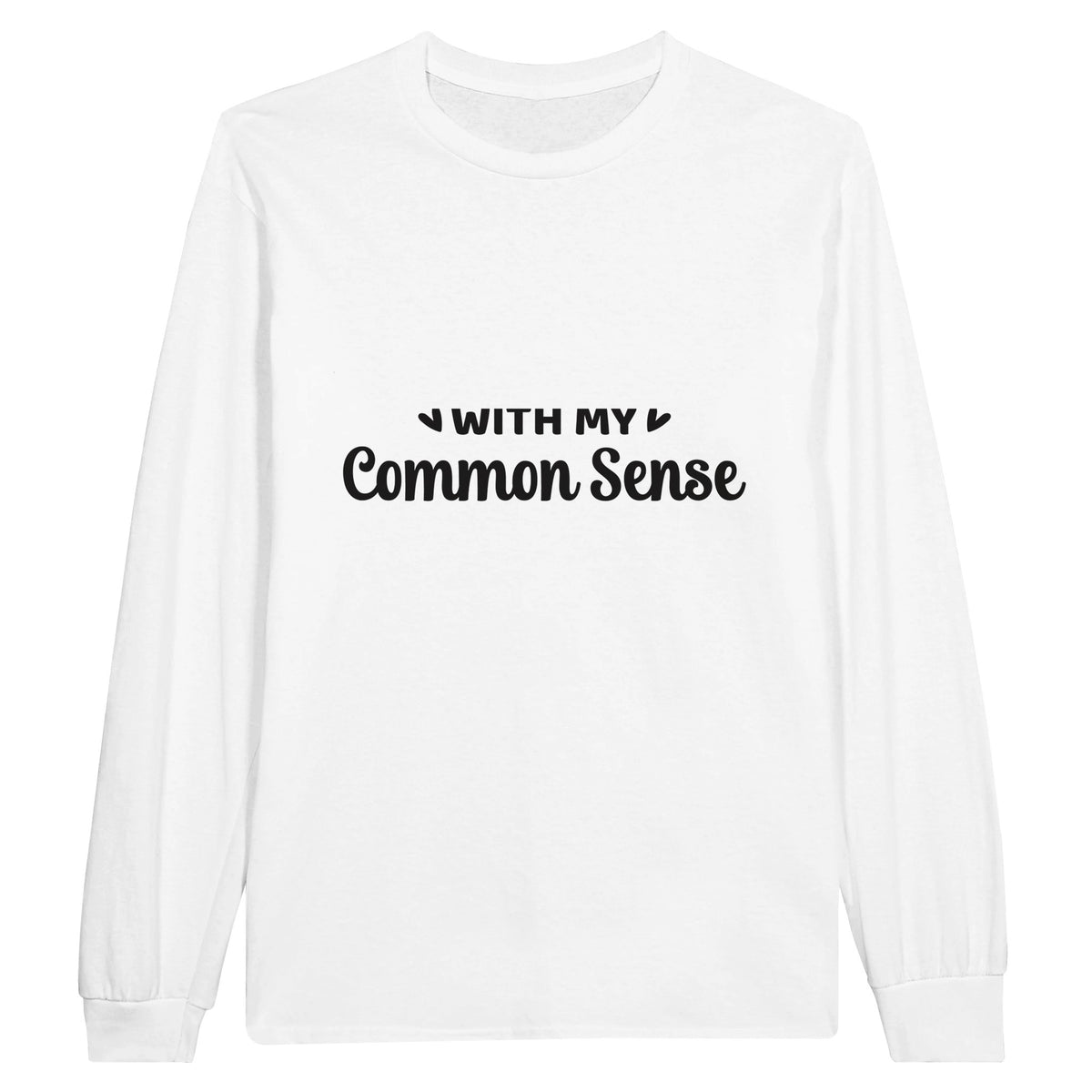 Sense and Style - Embrace Wisdom in Threads - White - Sweatshirt