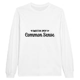 Sense and Style - Embrace Wisdom in Threads - White - Sweatshirt