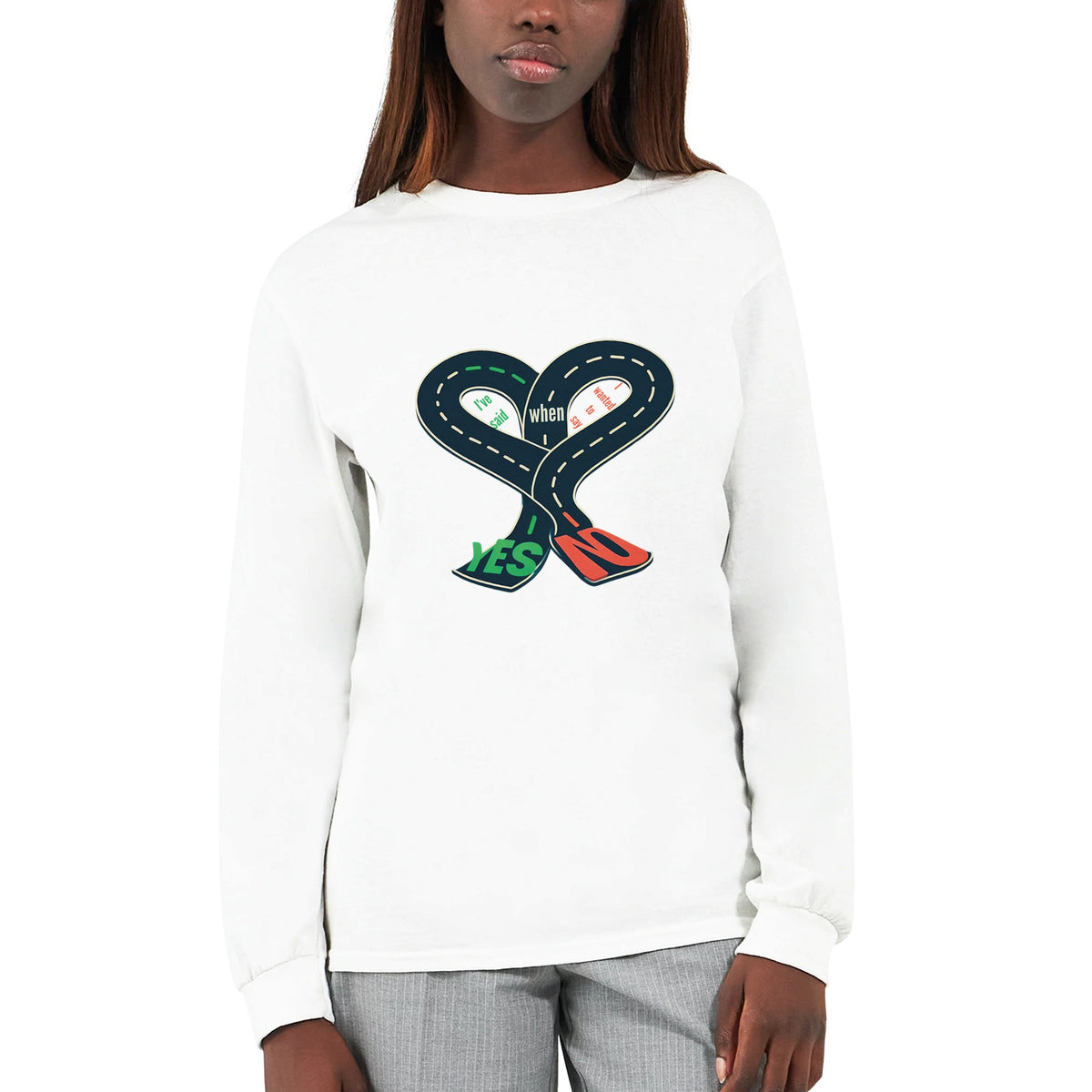 Infinite Decisions - The Neon Dilemma Tee - - Long Sleeves T-shirts