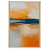 Gift a Bold Horizon – Abstract Framed Canvas - - Canvas