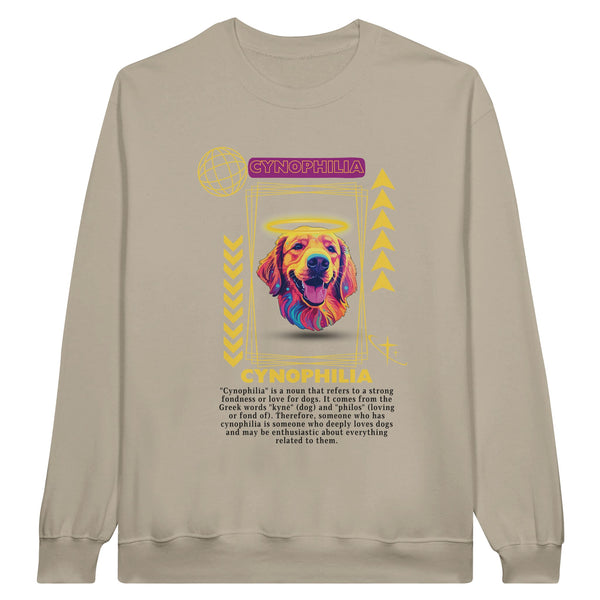 Divine Doggo - Cynophilia's Colorful Charm - Sand - Unisex Sweatshirts