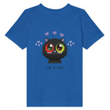 Pawsitively Heartwarming - Cat is Love Tee Edition - Royal - Print Material