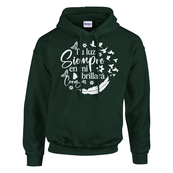 Shine Bright - Your Hoodie of Eternal Light - Forest Green - Hoodies