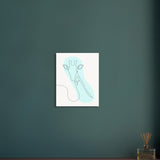 Gentle Giraffe - Minimalist Elegance - - Posters