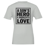 Father’s Bond Gift – Bella + Canvas Tee - Silver - T-Shirt