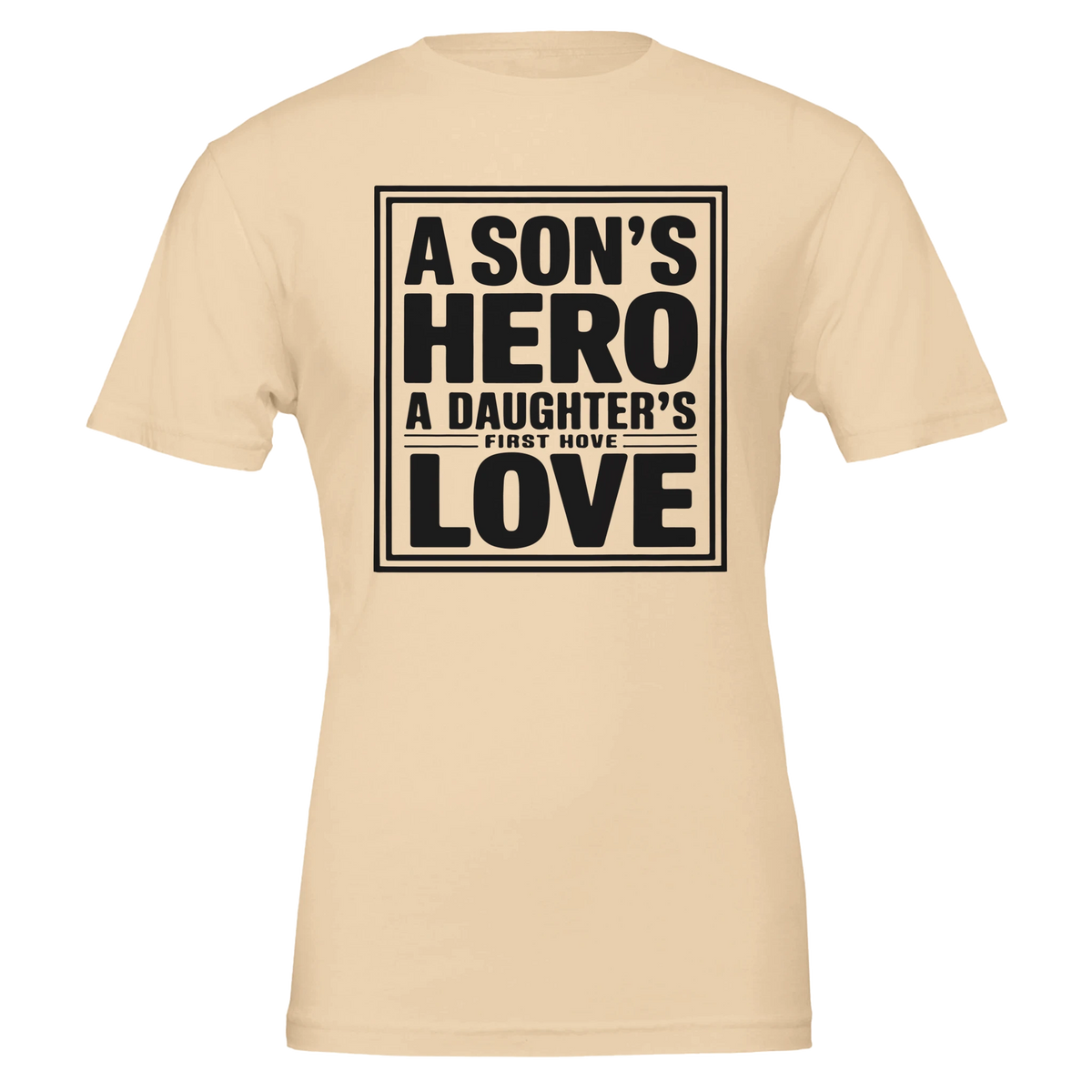 Father’s Bond Gift – Bella + Canvas Tee - Soft Cream - T-Shirt