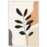 Botanical Calm – Wooden Framed Poster for Her - - Wooden Framed Posters