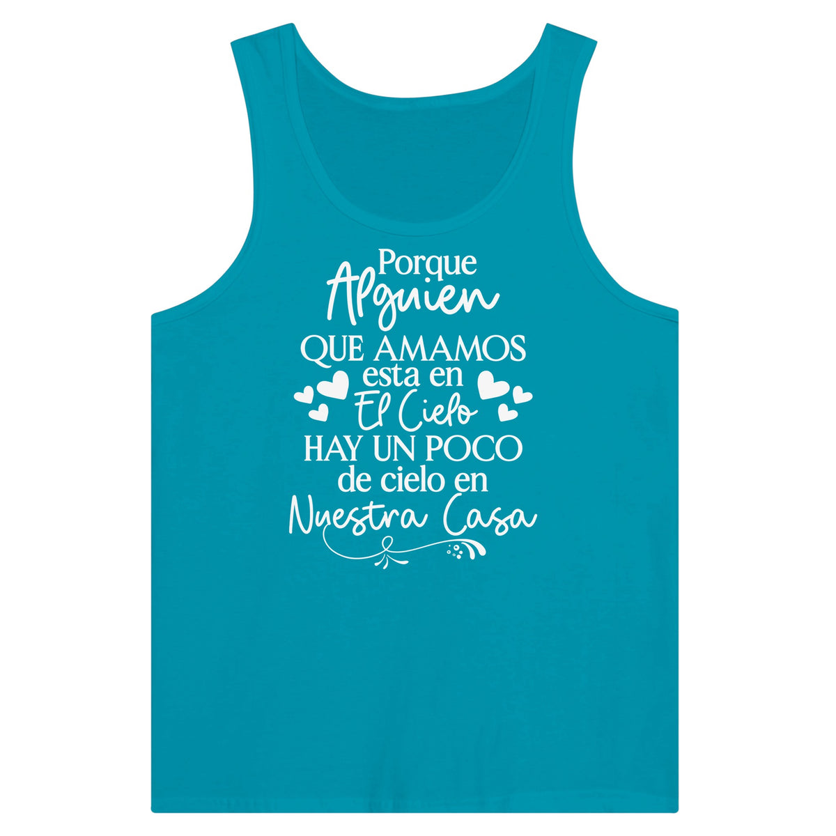 A Piece of Heaven - Cherished Memories Edition - Teal - Tank Tops