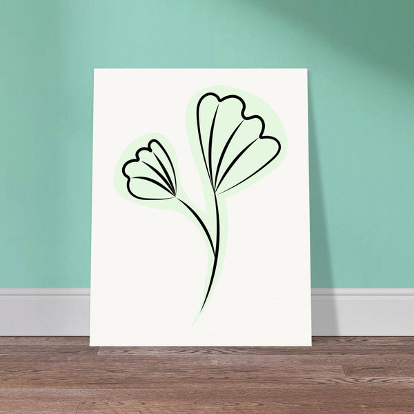 Graceful Simplicity - Delicate Floral Artwork - - Posters