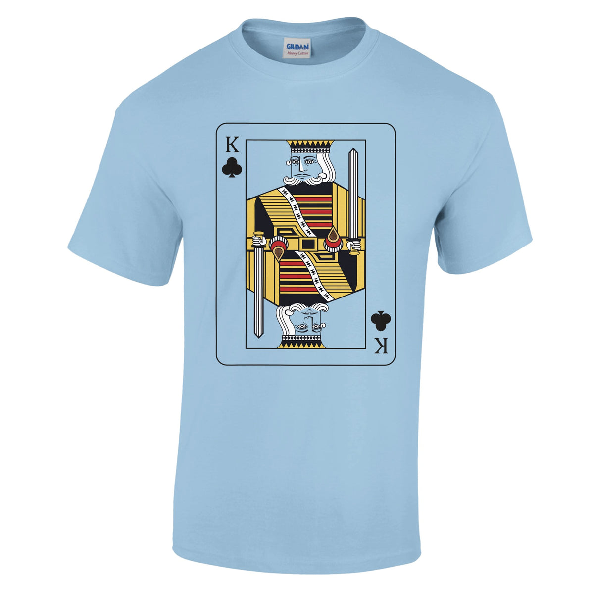 Playing Cards- K- Heavyweight Unisex Crewneck T-shirt - - Print Material