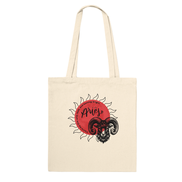 Astrological Premium Tote Bag for Star Sign Lovers - Aries - Tote Bags