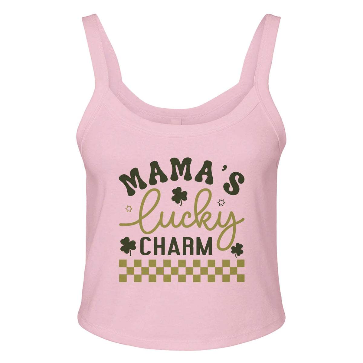 Mama’s Lucky Charm - Your Everyday Blessing - solid pink blend - Print Material