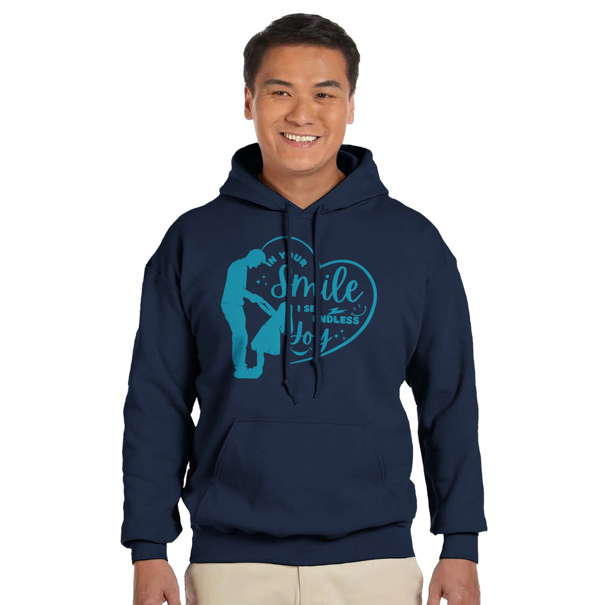 In Your Smile - A Tribute to Unconditional Love - Navy - Hoodies