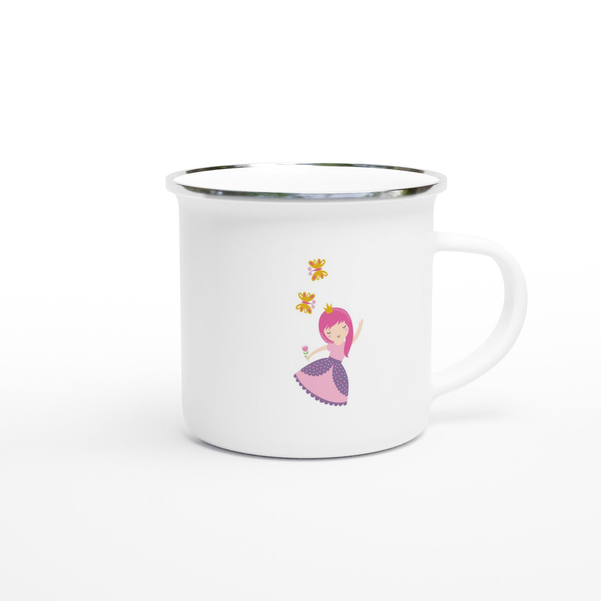 Sip Like Royalty - The Princess Enamel Mug Experience - - Mugs