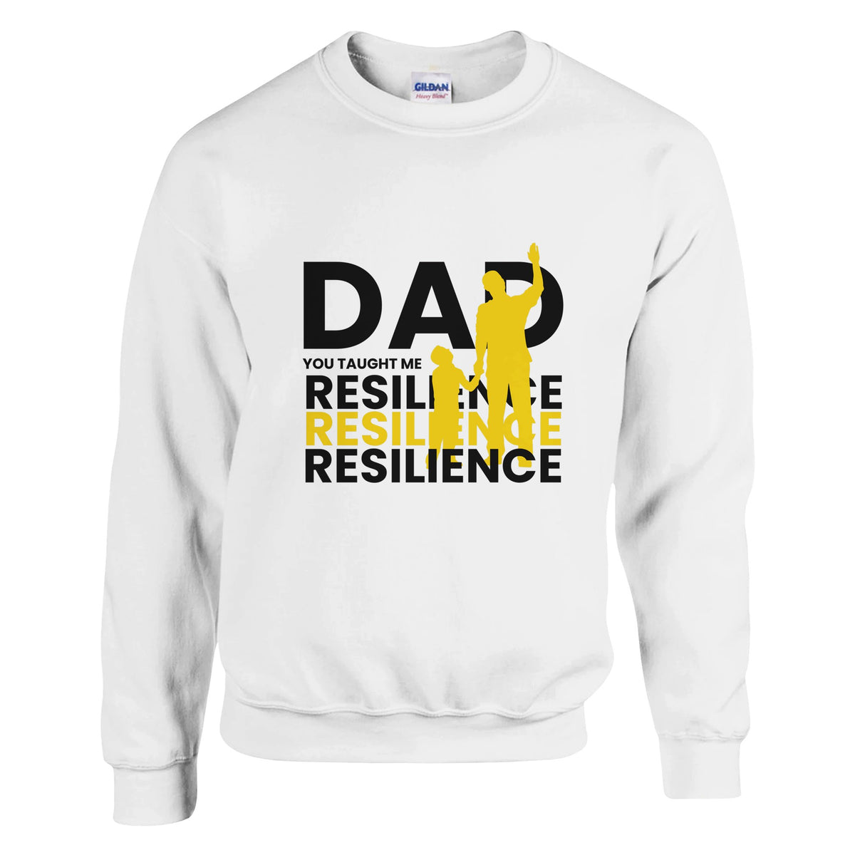 Strength in Resilience - A Tribute to Fatherhood - White - Sweatshirts