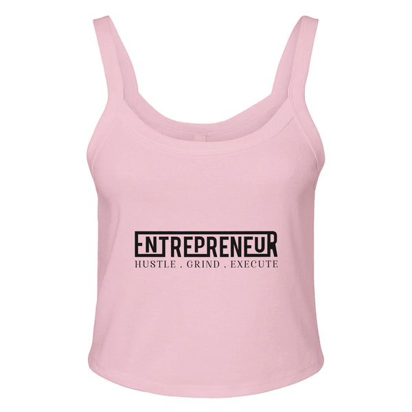 Fuel Your Ambition - Entrepreneurial Mindset Clothing! - solid pink blend - Tank Tops