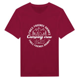 Campfire Chronicles - Memories with Friends Tee - Cardinal Red - Crewneck T.shirts