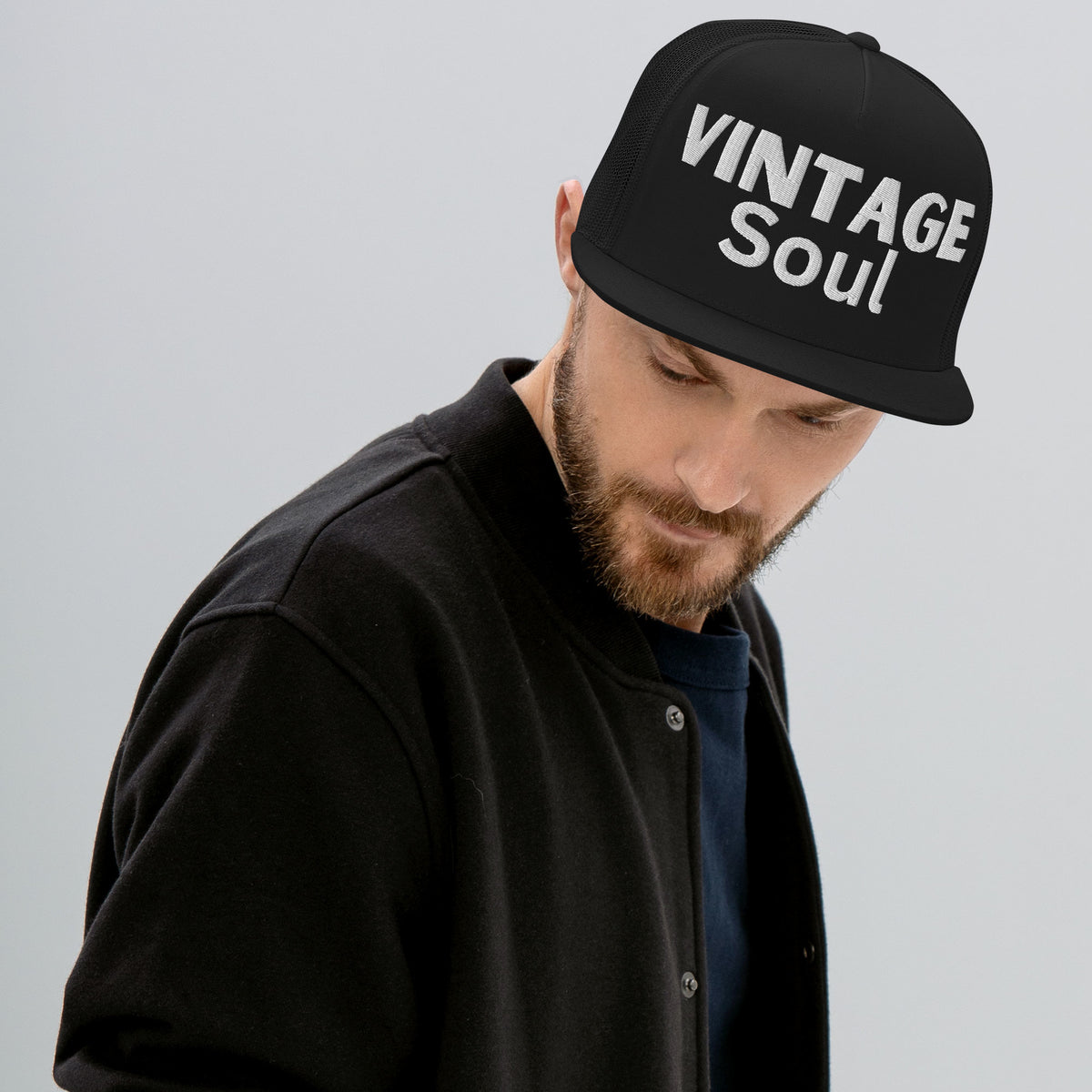 Vintage Soul - Timeless Charm in a Trucker Cap - -