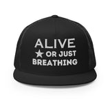 Stellar Reflections - Alive or Just Breathing Trucker Cap - -