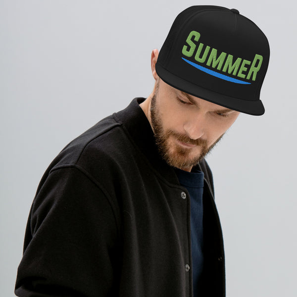 Summer Vibes Trucker Cap - Embrace the Season in Style - Black -