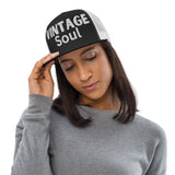 Vintage Soul - Timeless Charm in a Trucker Cap - -