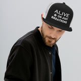 Stellar Reflections - Alive or Just Breathing Trucker Cap - -