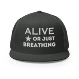 Stellar Reflections - Alive or Just Breathing Trucker Cap - -