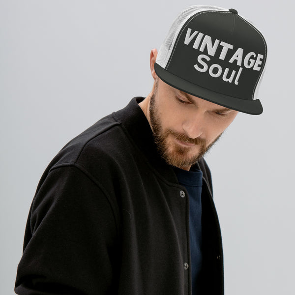 Vintage Soul - Timeless Charm in a Trucker Cap - -