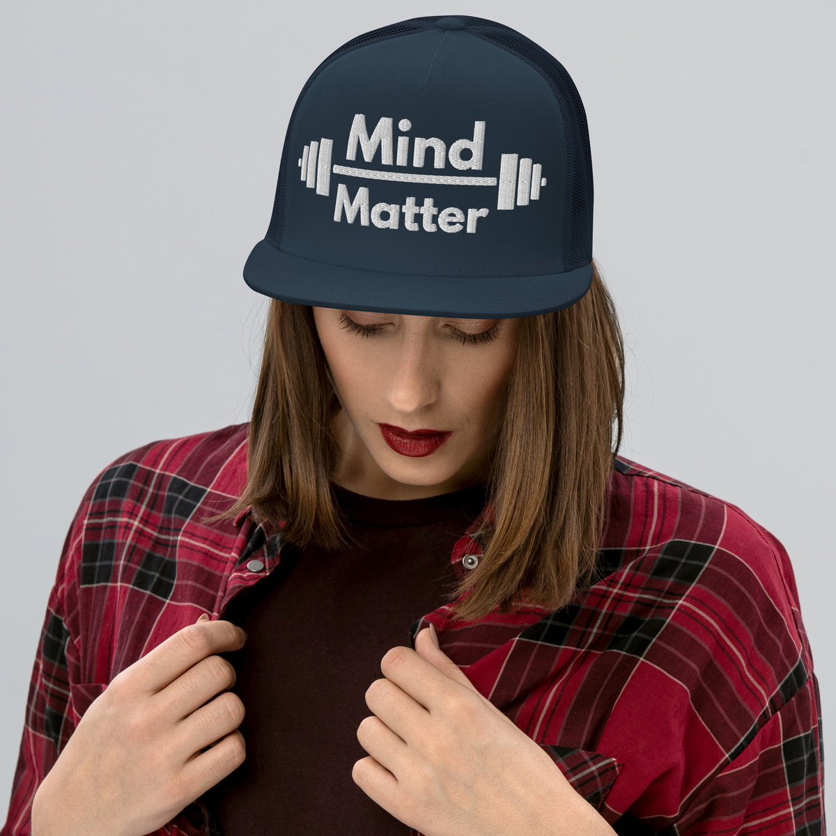 Mind Over Matter - The Ultimate Trucker Cap - Navy -