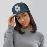 Blooming Memories - Floral Trucker Cap - Navy - Caps