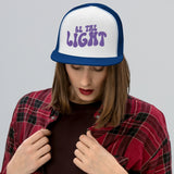 Be the Light - Summer Trucker Cap - Royal White Royal - Caps