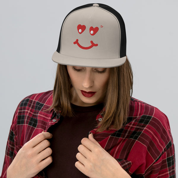 Smile On - Emotive Trucker Cap - -