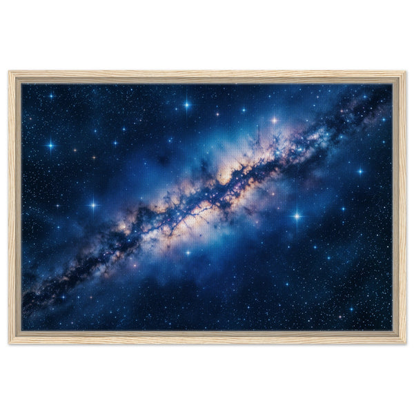 Infinite Universe - A Starry Galactic Dream - 60x90 cm 24x36″ - Framed Canvas