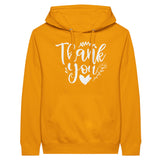 Gratitude Embrace - Premium Unisex Hoodie for Thankful Memories - Gold M - Hoodies