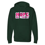 Bold Boundaries - The 'Not Today' Statement Piece - Forest Green - Hoodies