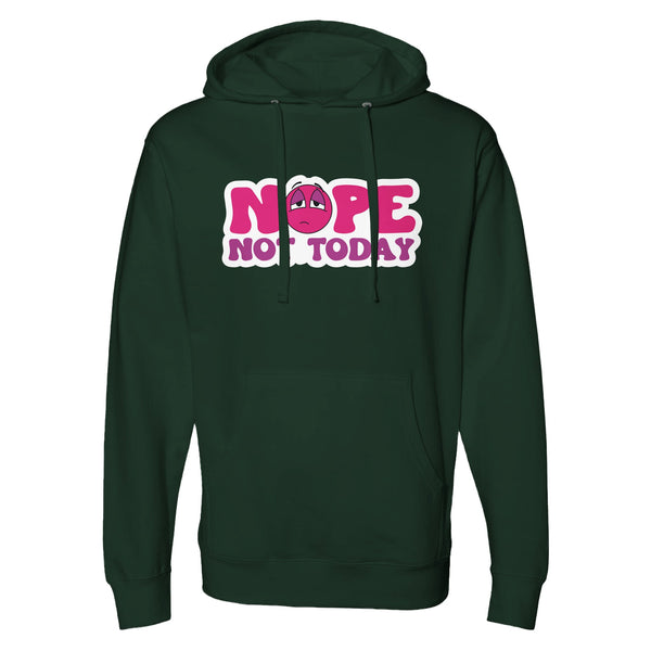 Bold Boundaries - The 'Not Today' Statement Piece - Forest Green - Hoodies