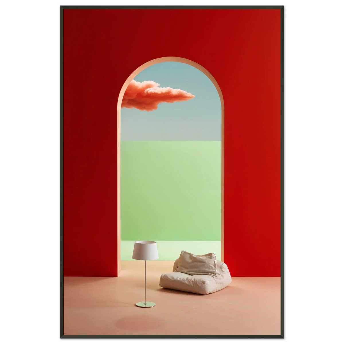 Modern Escape – Giftomory Poster Gift - - Metal Framed Posters