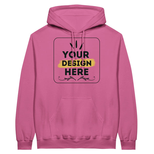 Cozy Up in Style - Classic Customizable Unisex Pullover Hoodie - Azalea - Unisex Hoodies